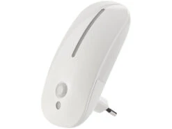 Lunartec Bewegungslicht Steckdose:2 LED-Steckdosen-Nachtlichter Mit Bewegungsmelder & Dämmerungs-Sensor -Lunartec Shop nc3990 0 1