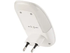 Lunartec Bewegungslicht Steckdose:2 LED-Steckdosen-Nachtlichter Mit Bewegungsmelder & Dämmerungs-Sensor -Lunartec Shop nc3990 1 1