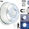 Lunartec Bewegungsmelder Licht:LED Innen- & Außenlicht Mit PIR-Sensor & Magnethalterung, IP44, 100 Lm -Lunartec Shop nc5037 9
