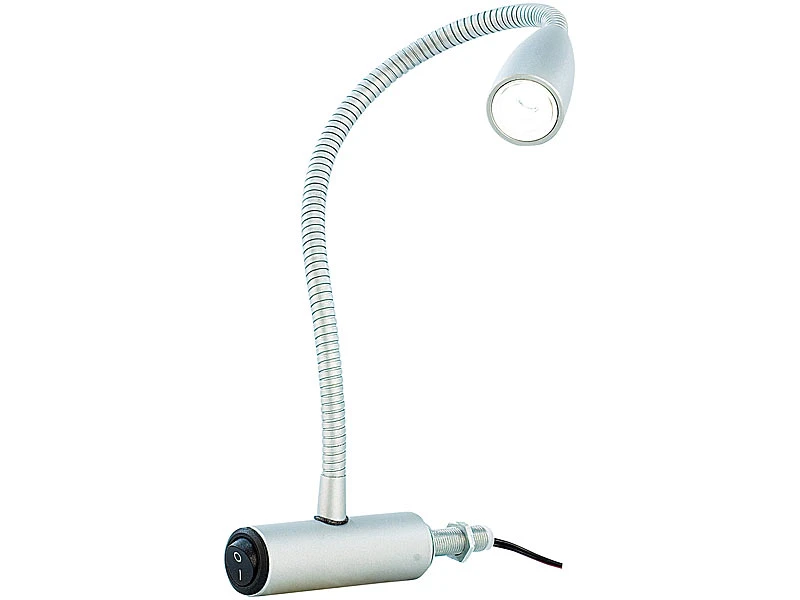 Lunartec Bettleuchten:2er Pack Ultrahelle LED-Lampe Mit Metall-Schwanenhals Für Bettbefest. 6 Lunartec Bettleuchten:2er Pack Ultrahelle LED-Lampe Mit Metall-Schwanenhals Für Bettbefest. – Bild 4