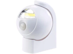 Lunartec Sensor Licht:Ultrahelle COB-LED-Lampe Mit Batteriebetrieb, PIR-Sensor, 120 Lumen 13 Lunartec Sensor Licht:Ultrahelle COB-LED-Lampe Mit Batteriebetrieb, PIR-Sensor, 120 Lumen -Lunartec Shop nc5868 0