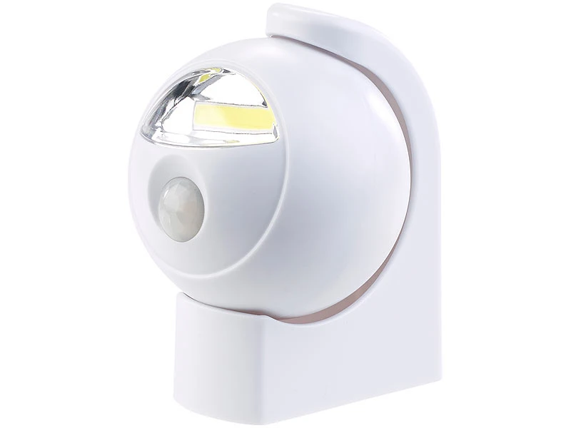 Lunartec Sensor Licht:Ultrahelle COB-LED-Lampe Mit Batteriebetrieb, PIR-Sensor, 120 Lumen 5 Lunartec Sensor Licht:Ultrahelle COB-LED-Lampe Mit Batteriebetrieb, PIR-Sensor, 120 Lumen – Bild 3
