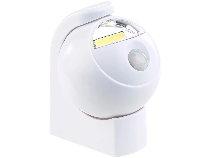 Lunartec Sensor Licht:Ultrahelle COB-LED-Lampe Mit Batteriebetrieb, PIR-Sensor, 120 Lumen 7 Lunartec Sensor Licht:Ultrahelle COB-LED-Lampe Mit Batteriebetrieb, PIR-Sensor, 120 Lumen – Bild 5
