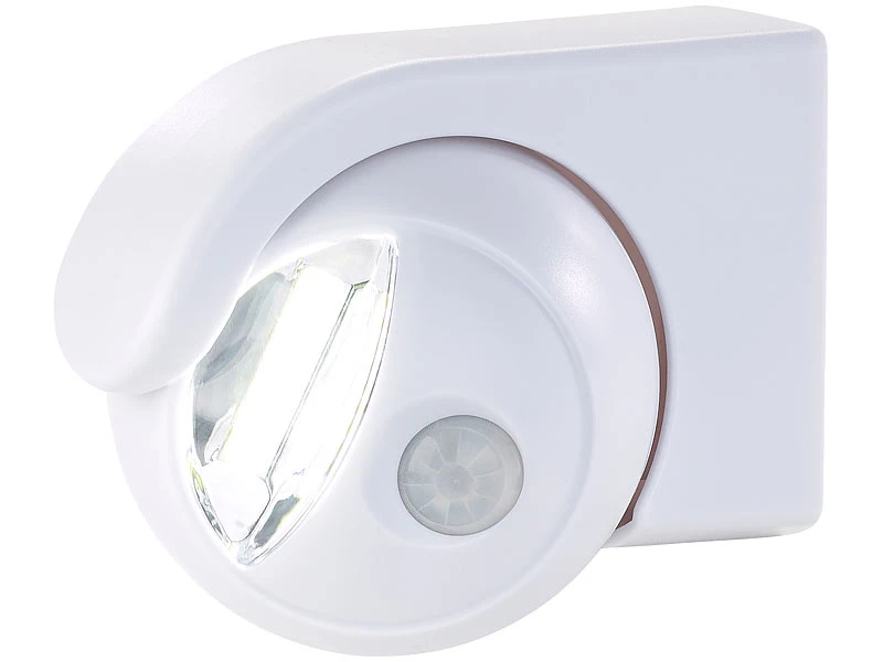 Lunartec Sensor Licht:Ultrahelle COB-LED-Lampe Mit Batteriebetrieb, PIR-Sensor, 120 Lumen 8 Lunartec Sensor Licht:Ultrahelle COB-LED-Lampe Mit Batteriebetrieb, PIR-Sensor, 120 Lumen – Bild 6
