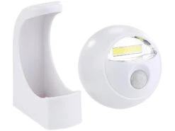 Lunartec Sensor Licht:Ultrahelle COB-LED-Lampe Mit Batteriebetrieb, PIR-Sensor, 120 Lumen 18 Lunartec Sensor Licht:Ultrahelle COB-LED-Lampe Mit Batteriebetrieb, PIR-Sensor, 120 Lumen -Lunartec Shop nc5868 4