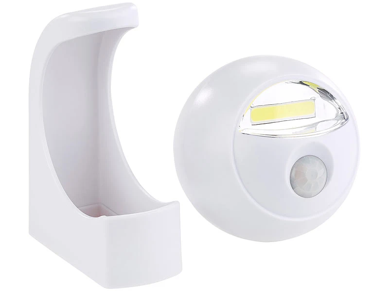 Lunartec Sensor Licht:Ultrahelle COB-LED-Lampe Mit Batteriebetrieb, PIR-Sensor, 120 Lumen 10 Lunartec Sensor Licht:Ultrahelle COB-LED-Lampe Mit Batteriebetrieb, PIR-Sensor, 120 Lumen – Bild 8