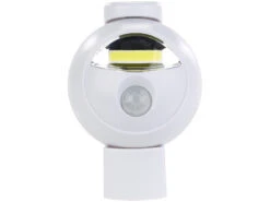 Lunartec Sensor Licht:Ultrahelle COB-LED-Lampe Mit Batteriebetrieb, PIR-Sensor, 120 Lumen 19 Lunartec Sensor Licht:Ultrahelle COB-LED-Lampe Mit Batteriebetrieb, PIR-Sensor, 120 Lumen -Lunartec Shop nc5868 5