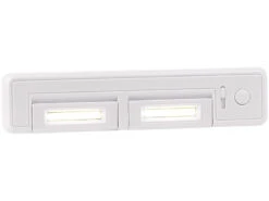 Alternative view of Lunartec Küchenleuchte:2er-Set Schrank-Unterbau-Leuchten COB, 2 Watt, 80 Lumen