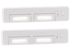 Lunartec Schrankleuchten:4er-Set Schrank-Unterbau-Leuchten COB, 2 Watt, 80 Lumen 7 Lunartec Schrankleuchten:4er-Set Schrank-Unterbau-Leuchten COB, 2 Watt, 80 Lumen -Lunartec Shop nc5959 2