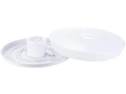 Luminea Deckenleuchte Mit Radio:RGBW-LED-Deckenleuchte, Lichtwecker, Lautsprecher, App, 1.500 Lm, 24 W -Lunartec Shop nc5998 5