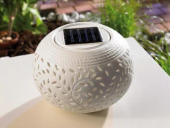Lunartec Solar Tischleuchte:Solar-Dekoleuchte Aus Porzellan Mit Farbwechsler + Weißer LED 14 Lunartec Solar Tischleuchte:Solar-Dekoleuchte Aus Porzellan Mit Farbwechsler + Weißer LED -Lunartec Shop nc6026 11