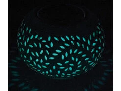 Alternative view of Lunartec Solar Tischleuchte:Solar-Dekoleuchte Aus Porzellan Mit Farbwechsler + Weißer LED