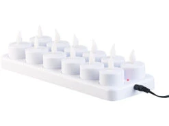 Lunartec Aufladbare Kerzen:12 Akku-LED-Teelichter Mit Acryl-Dekogläsern Und Ladestation 17 Lunartec Aufladbare Kerzen:12 Akku-LED-Teelichter Mit Acryl-Dekogläsern Und Ladestation -Lunartec Shop nc6195 5