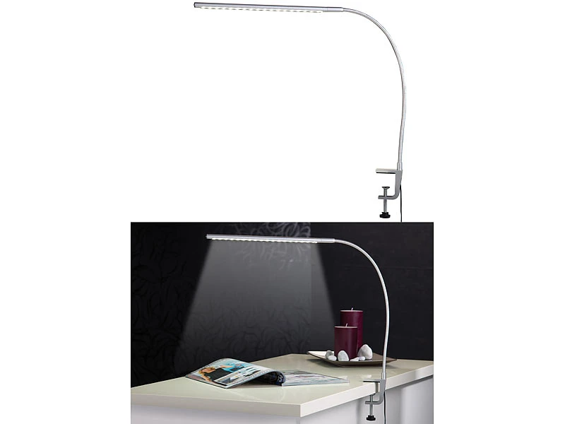 Lunartec LED Schreibtischlampen:Voll Schwenkbare LED-Schreibtisch-Lampe Aus Metall 3 Lunartec LED Schreibtischlampen:Voll Schwenkbare LED-Schreibtisch-Lampe Aus Metall