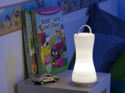 Lunartec Lampe Ohne Kabel:2in1-LED-Laterne & Tischlampe "Touch Livinglight", Mit 6 Power-LEDs