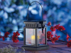 Lunartec Solar Grablicht:Solar-LED-Laterne In Asiatischem Design Zum Aufhängen, Mit Akku 11 Lunartec Solar Grablicht:Solar-LED-Laterne In Asiatischem Design Zum Aufhängen, Mit Akku -Lunartec Shop nc6658 2