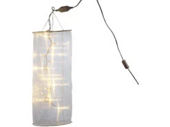 Alternative view of Lunartec Lampions:Organza-Lichterschlauch-Skulptur Mit 20 LEDs, 60 Cm