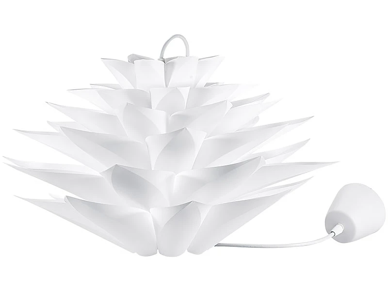 Carlo Milano Hängeleuchte:Moderne Deckenleuchte In Seerosenform, 28 X 55 Cm 3 Carlo Milano Hängeleuchte:Moderne Deckenleuchte In Seerosenform, 28 X 55 Cm