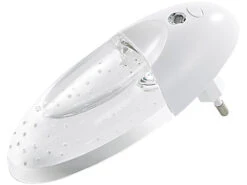 Lunartec Farbwechsel Nachtlicht:2er-Set LED-Nachtlichter Mit Regenbogen-Effekt Und Dämmerungssensor -Lunartec Shop nc6879 1