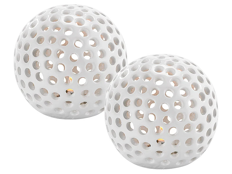 Lunartec Kugelleuchte:4er-Set Kabellose LED-Dekoleuchten Aus Keramik, Ø 83 Mm 9 Lunartec Kugelleuchte:4er-Set Kabellose LED-Dekoleuchten Aus Keramik, Ø 83 Mm – Bild 7