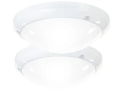 Luminea Sensor Deckenleuchte:2er-Set High-Power LED-Lampe Mit Radar-Bewegungssensor, 16 W, IP44 -Lunartec Shop nc7548 8