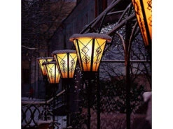 Luminea Flammenlampe:4er-Set LED-Lampen Mit Flammeneffekt, 3 Beleuchtungs-Modi, E27, 2 W -Lunartec Shop nc7779 5