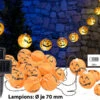 Lunartec Halloween Beleuchtung:2er-Set Solar-Lichterketten Mit 10 LED-Lampions, Halloween-Kürbis-Look -Lunartec Shop nc7789 8