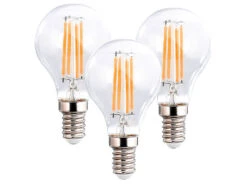 Luminea Bürolampe:Retro-Schreibtischlampe Mit LED-Filament-Lampe, 470 Lm, 4 W, Warmweiß -Lunartec Shop nc7805 3
