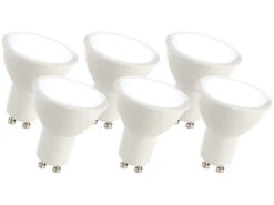 Luminea LED Einbauleuchten:6er-Set Alu-Einbaustrahler-Rahmen Mit GU10-LED-Spots, 540 Lm, 7 Watt 16 Luminea LED Einbauleuchten:6er-Set Alu-Einbaustrahler-Rahmen Mit GU10-LED-Spots, 540 Lm, 7 Watt -Lunartec Shop nc7887 1 1