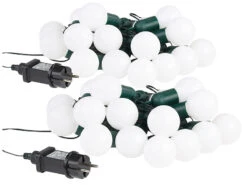 Lunartec Lichterkette Glühbirnen:2er-Set LED-Lichterkette Mit Je 20 Lämpchen, 1,2 W, Warmweiß, IP44 13 Lunartec Lichterkette Glühbirnen:2er-Set LED-Lichterkette Mit Je 20 Lämpchen, 1,2 W, Warmweiß, IP44 -Lunartec Shop nc7978 9