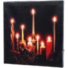 Infactory LED Wandbild:LED-Leinwandbild "Advent" Mit Kerzenflackern -Lunartec Shop nc8155 1
