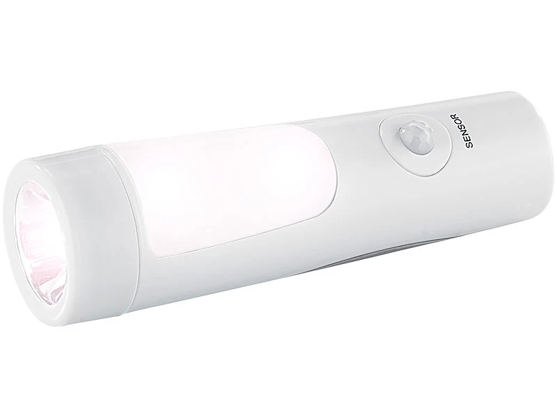 Lunartec Taschenlampe:2er-Set Nacht- & Hand-Leuchten Mit Akku, Dämmerungs- & Bewegungssensor 8 Lunartec Taschenlampe:2er-Set Nacht- & Hand-Leuchten Mit Akku, Dämmerungs- & Bewegungssensor – Bild 6