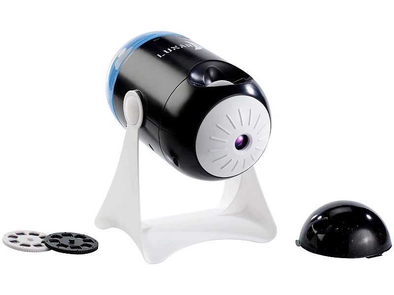 Lunartec LED Beamer:2in1-Sternenhimmel-Projektor "Weltallzauber" (Versandrückläufer) 4 Lunartec LED Beamer:2in1-Sternenhimmel-Projektor "Weltallzauber" (Versandrückläufer) – Bild 2