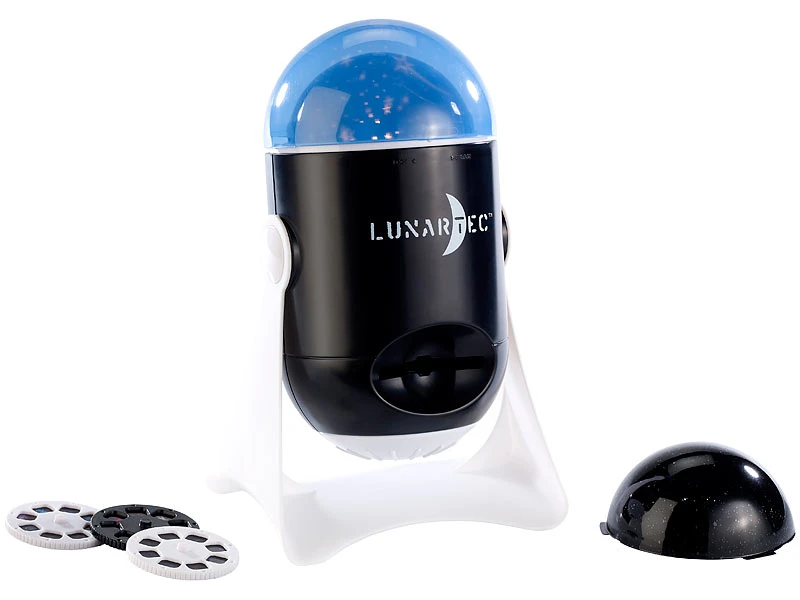 Lunartec LED Beamer:2in1-Sternenhimmel-Projektor "Weltallzauber" (Versandrückläufer) 5 Lunartec LED Beamer:2in1-Sternenhimmel-Projektor "Weltallzauber" (Versandrückläufer) – Bild 3