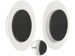 Luminea Indirekte Beleuchtung:2er Pack Verstellbare LED-Wand- Und Deckenleuchte, 600 Lumen, 10 W