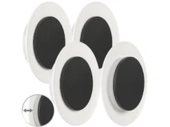 Luminea Wandlampen Innen:4er Pack Verstellbare LED-Wand- Und Deckenleuchte, 600 Lumen, 10 W