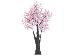 Luminea Leuchtbaum:LED-Deko-Kirschbaum, 384 Beleuchtete Blüten, 150 Cm, Für Innen & Außen -Lunartec Shop nx1452 0