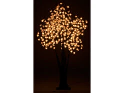 Luminea Leuchtbaum:LED-Deko-Kirschbaum, 384 Beleuchtete Blüten, 150 Cm, Für Innen & Außen -Lunartec Shop nx1452 2