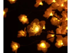 Luminea Leuchtbaum:LED-Deko-Kirschbaum, 384 Beleuchtete Blüten, 150 Cm, Für Innen & Außen -Lunartec Shop nx1452 4