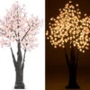 Luminea Leuchtbaum:LED-Deko-Kirschbaum, 384 Beleuchtete Blüten, 150 Cm, Für Innen & Außen -Lunartec Shop nx1452 7