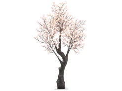 Luminea LED Baum:LED-Deko-Kirschbaum, 576 Beleuchtete Blüten, 200 Cm, Für Innen & Außen -Lunartec Shop nx1453 0