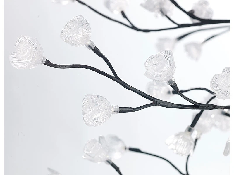 Luminea LED Kirschblütenbaum:LED-Deko-Kirschbaum, 336 Farbig Beleuchtete Blüten, 180 Cm, IP44 9 Luminea LED Kirschblütenbaum:LED-Deko-Kirschbaum, 336 Farbig Beleuchtete Blüten, 180 Cm, IP44 – Bild 7
