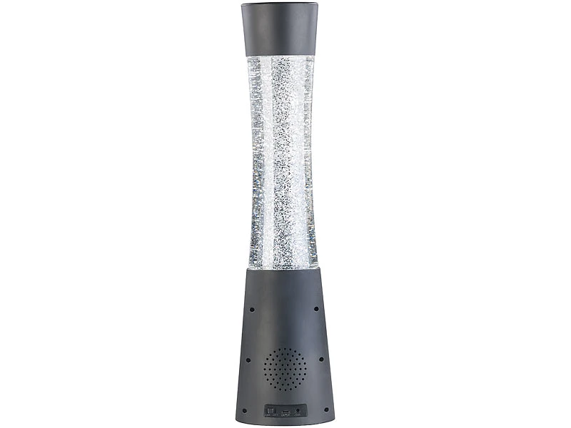 Lunartec Glitterlampe:Tornado-Lampe Mit Lautsprecher, RGB-LEDs, Glitzer, Bluetooth & AUX-In 12 Lunartec Glitterlampe:Tornado-Lampe Mit Lautsprecher, RGB-LEDs, Glitzer, Bluetooth & AUX-In – Bild 10