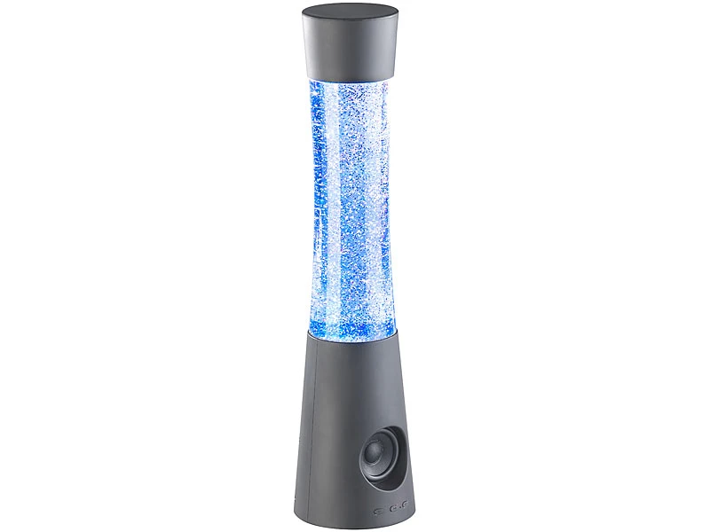 Lunartec Glitterlampe:Tornado-Lampe Mit Lautsprecher, RGB-LEDs, Glitzer, Bluetooth & AUX-In 8 Lunartec Glitterlampe:Tornado-Lampe Mit Lautsprecher, RGB-LEDs, Glitzer, Bluetooth & AUX-In – Bild 6