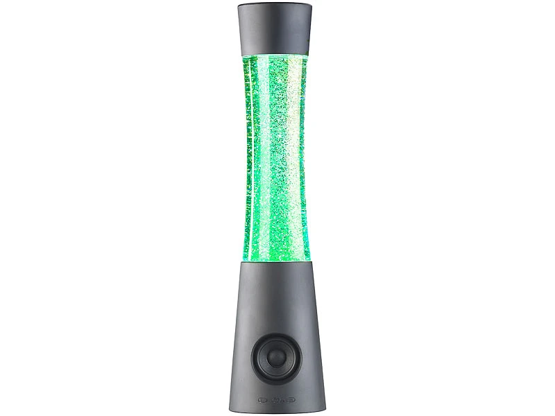 Lunartec Glitterlampe:Tornado-Lampe Mit Lautsprecher, RGB-LEDs, Glitzer, Bluetooth & AUX-In 10 Lunartec Glitterlampe:Tornado-Lampe Mit Lautsprecher, RGB-LEDs, Glitzer, Bluetooth & AUX-In – Bild 8