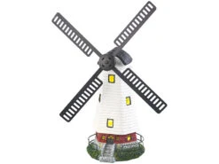 Lunartec Deko-Windmühle Garten:2er-Set Solar-Deko-Windmühlen Mit Drehendem Windrad & LED-Licht -Lunartec Shop nx1521 2