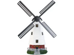 Lunartec Deko-Windmühle Garten:2er-Set Solar-Deko-Windmühlen Mit Drehendem Windrad & LED-Licht -Lunartec Shop nx1521 5