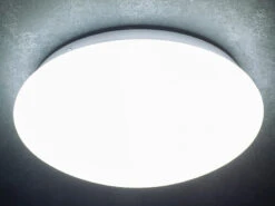 Luminea Lampe Mit Sensor:High-Power LED-Lampe Mit Radar-Bewegungsmelder, 950 Lumen, 12 W, F 11 Luminea Lampe Mit Sensor:High-Power LED-Lampe Mit Radar-Bewegungsmelder, 950 Lumen, 12 W, F -Lunartec Shop nx2455 4 1