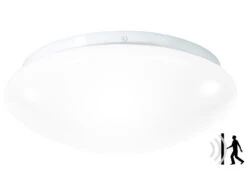 Alternative view of Luminea Lampe Mit Sensor:High-Power LED-Lampe Mit Radar-Bewegungsmelder, 950 Lumen, 12 W, F