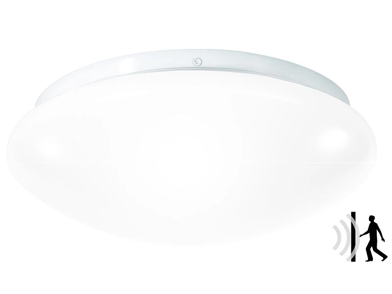 Luminea Lampe Mit Sensor:High-Power LED-Lampe Mit Radar-Bewegungsmelder, 950 Lumen, 12 W, F 4 Luminea Lampe Mit Sensor:High-Power LED-Lampe Mit Radar-Bewegungsmelder, 950 Lumen, 12 W, F – Bild 2